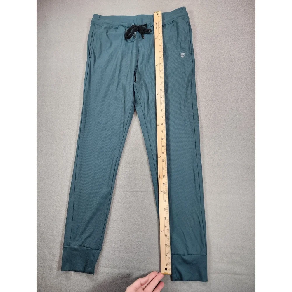 Born Primitive Recovery Jogger Men's Small Slate Blue Pants Tapered Ribbed